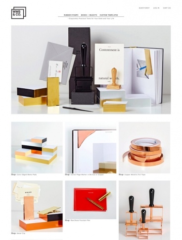 eCommerce website: Wms & Co.
