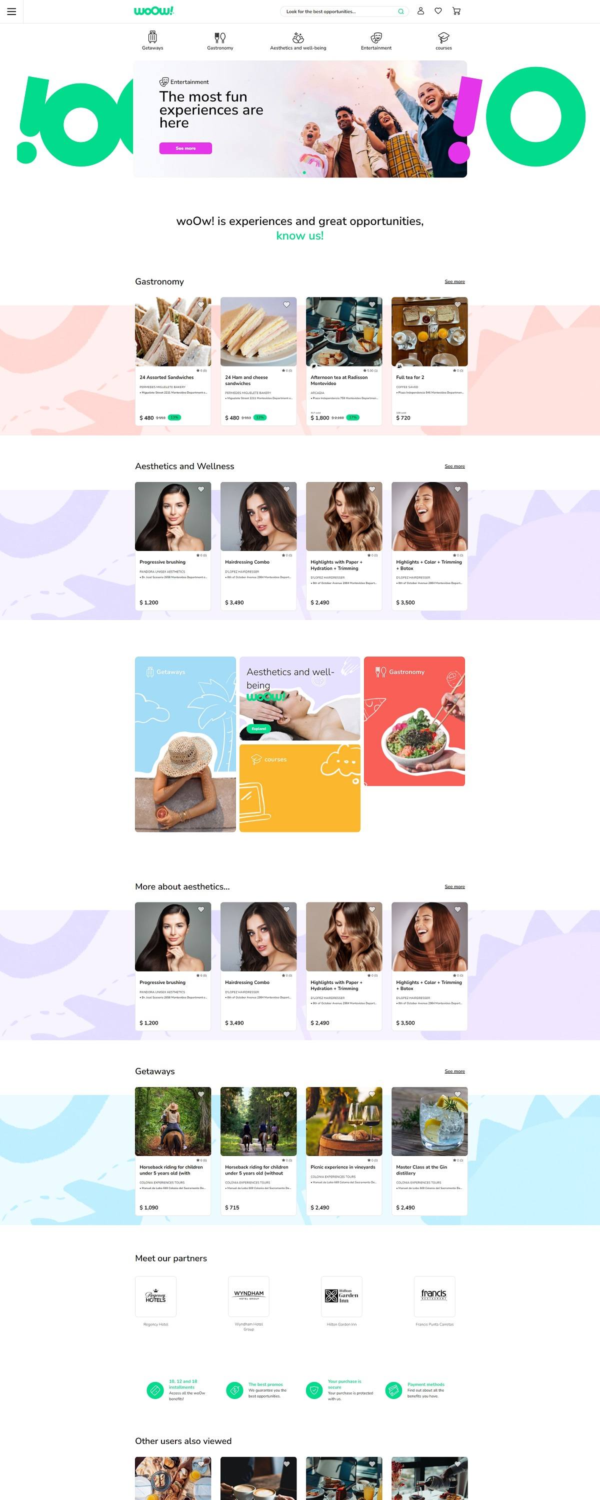 eCommerce website: WoOw!