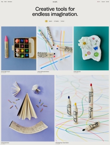 eCommerce website: Woset