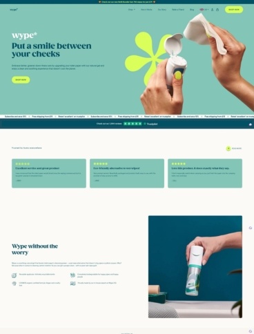 eCommerce website: Wype