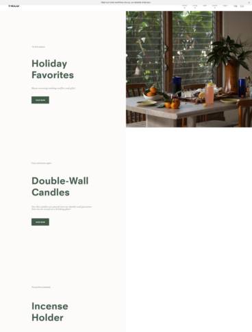 eCommerce website: YIELD