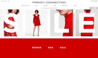 eCommerce website: French Connection