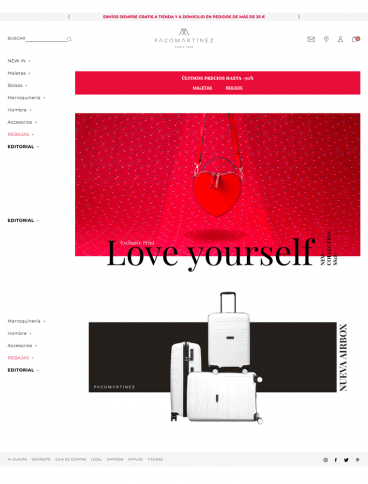 eCommerce website: Pacomartinez